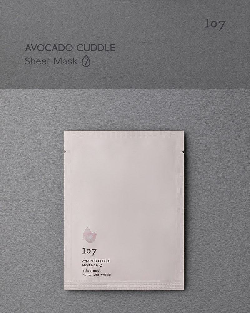 107 Avocado Cuddle Sheet Mask 25g x 5