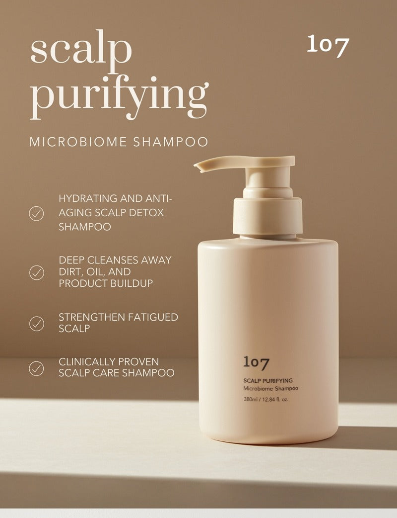 107 Scalp Purifying Microbiome Shampoo (2025 Renewal)