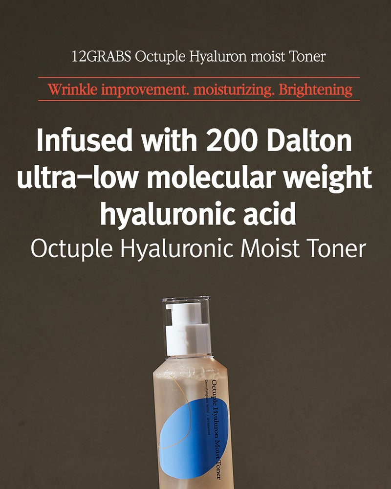 12GRABS Octuple Hyaluron Moist Toner 150ml