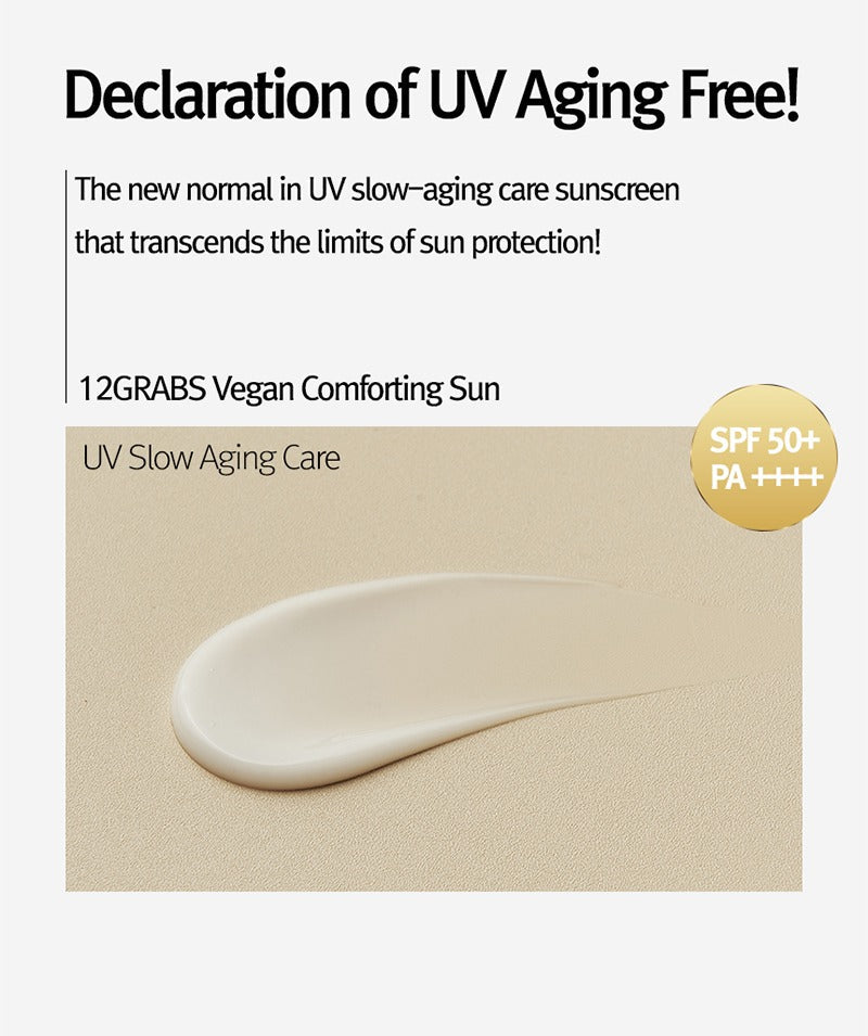 12GRABS Vegan Comforting Sun SPF 50+ PA++++ 50ml
