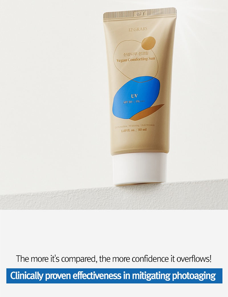 12GRABS Vegan Comforting Sun SPF 50+ PA++++ 50ml