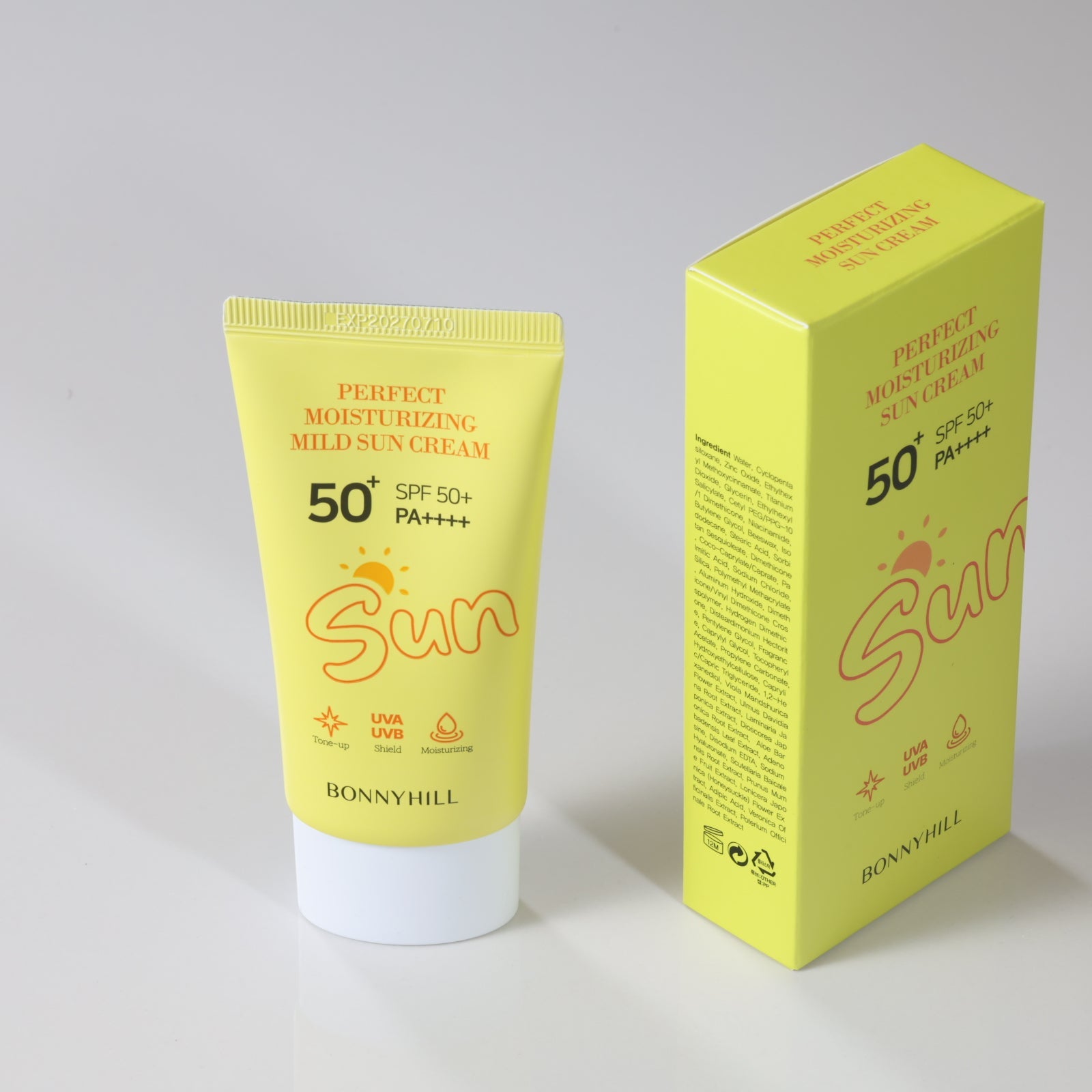 Bonnyhill Perfect Moisturizing Mild Sun cream 70ml SPF50+ PA++++