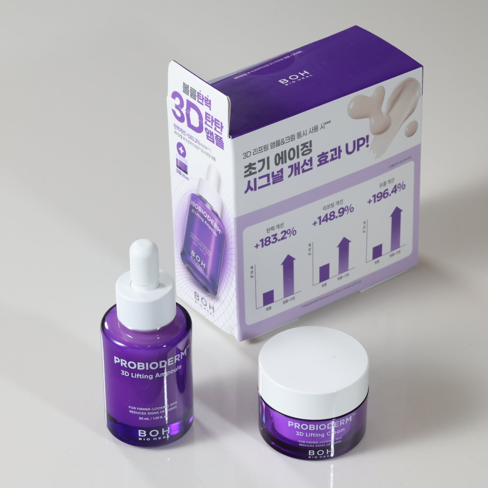 BIOHEAL BOH Probioderm 3D Lifting Ampoule 30ml + 3D Lifting Cream 20ml
