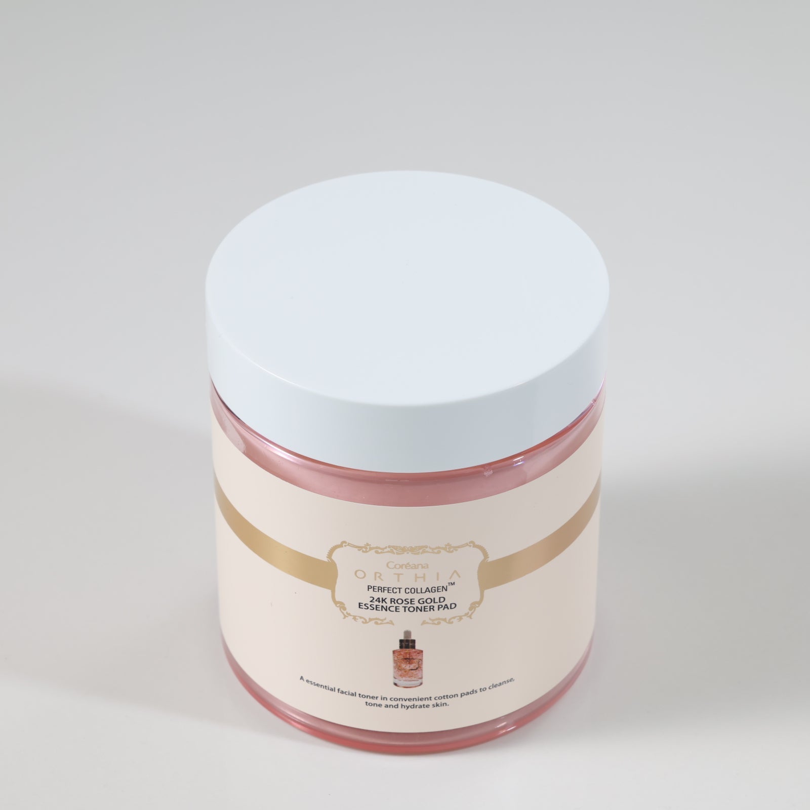 Coreana Orthia Perfect collagen 24K Rose Gold Essence Toner Pad 350ml (100pads)