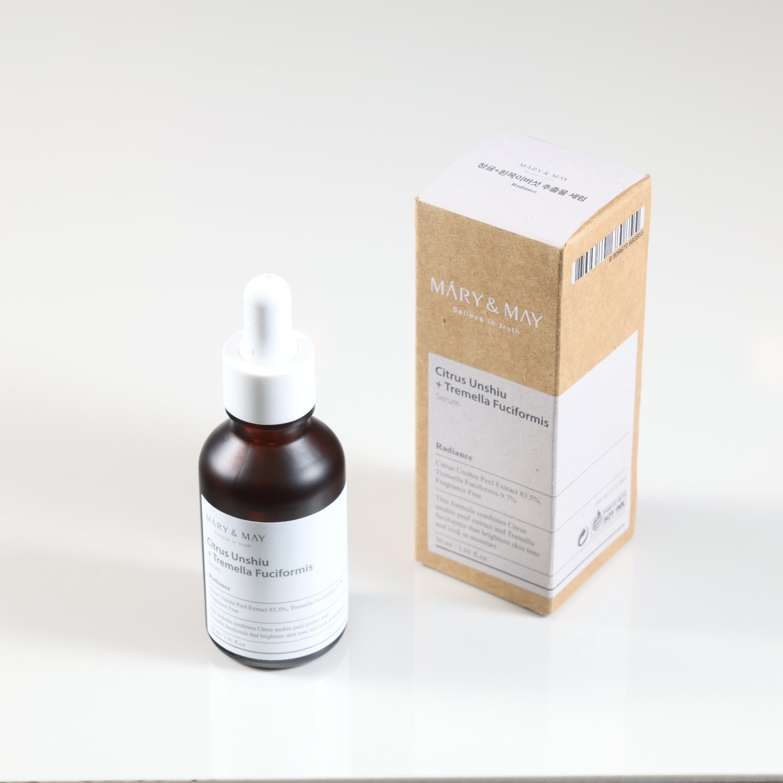 MARY & MAY Citrus Unshiu Fruit + Tremella Fuciformis Serum 30ml