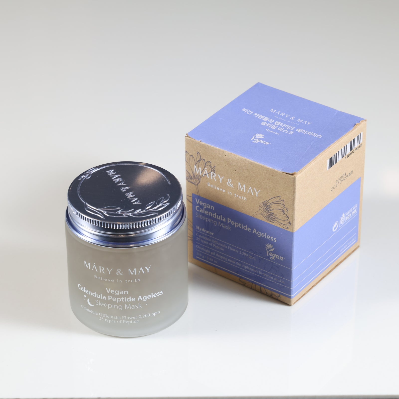 MARY & MAY Calendula Peptide Ageless Sleeping Mask 110g
