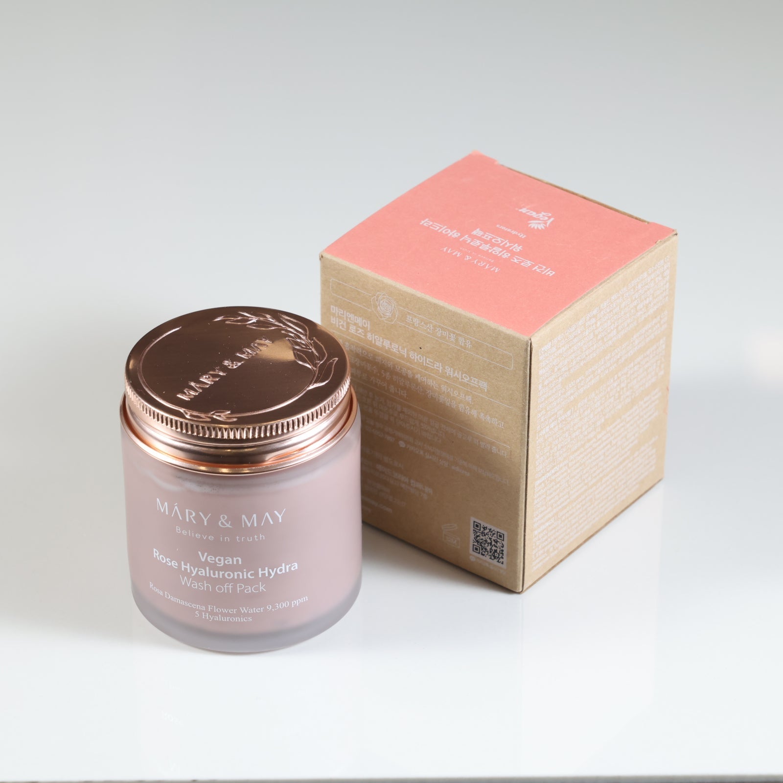 MARY & MAY Rose Hyaluronic Hydra Wash Off Pack 300g