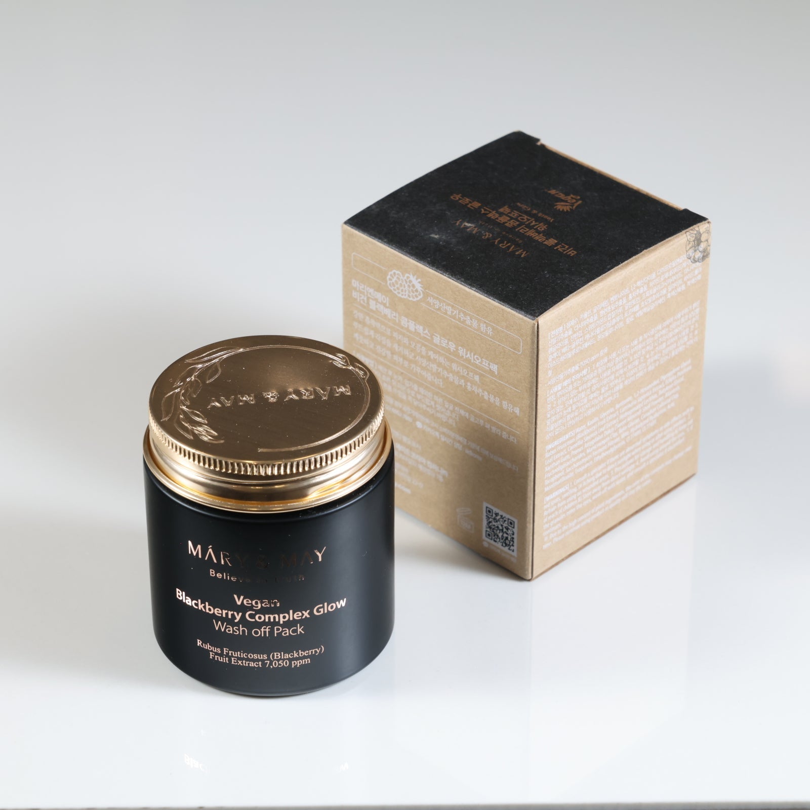 MARY & MAY Blackberry Glow Wash Off Pack 125g