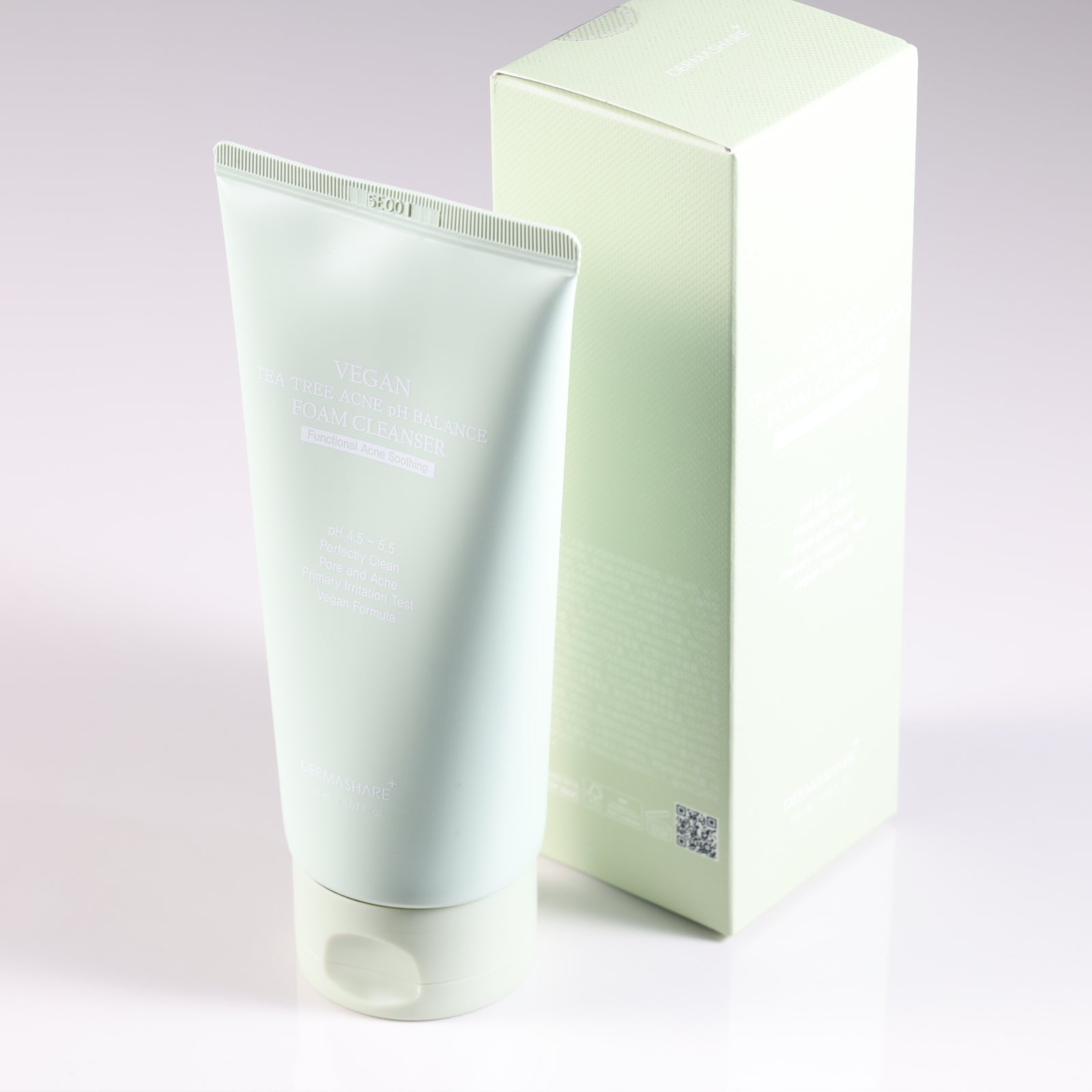 DERMASHARE Vegan Tea Tree Acne pH Balance Foam Cleanser 150ml
