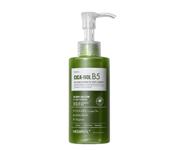 MEDIPEEL Phyto Cica-Nol B5 AHA BHA Vitamin Calming O2 Deep Cleanser 150ml