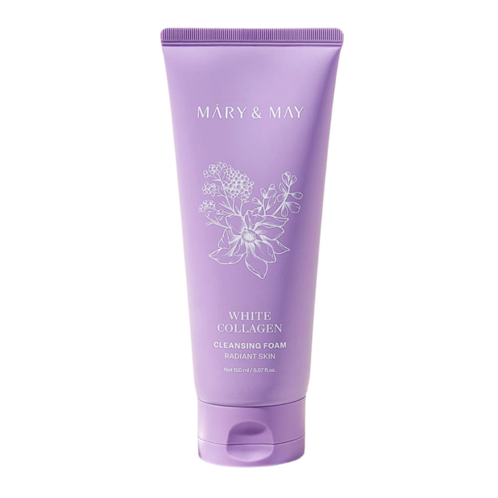 MARY & MAY White Collagen Cleansing Foam 150mL
