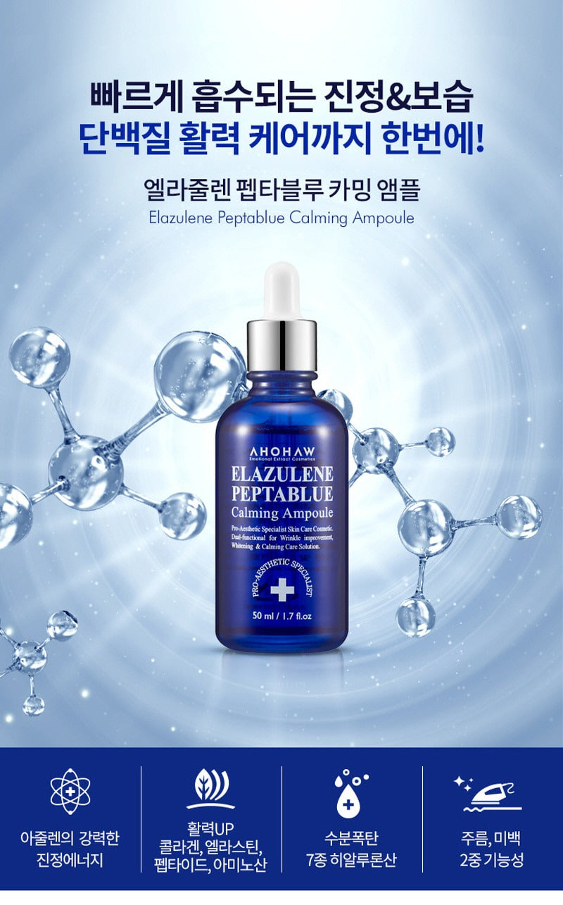 AHOHWA Elazulene Peptablue Calming Ampoule 50ml