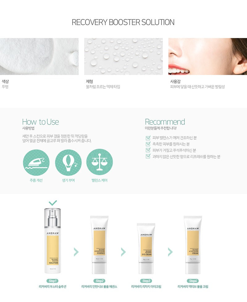 AHOHWA Recovery Booster Solution 140ml