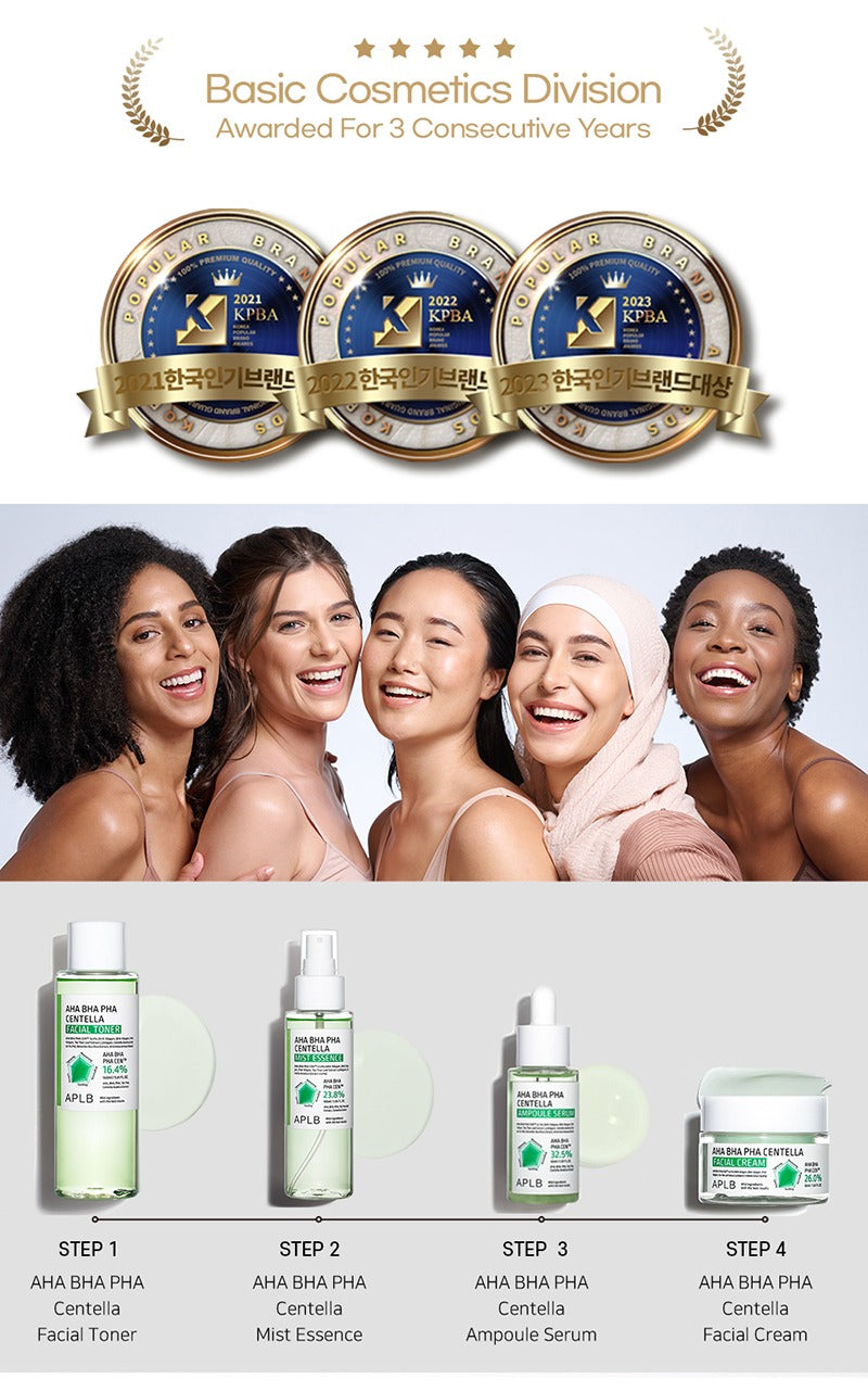 APLB AHA BHA PHA Centella Mist Essence