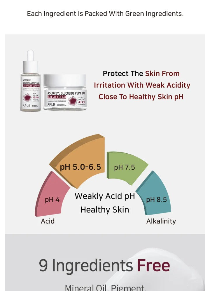 APLB Ascorbyl Glucoside Peptide Facial Cream