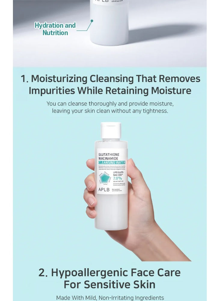 APLB Glutathione Niacinamide Cleansing Water
