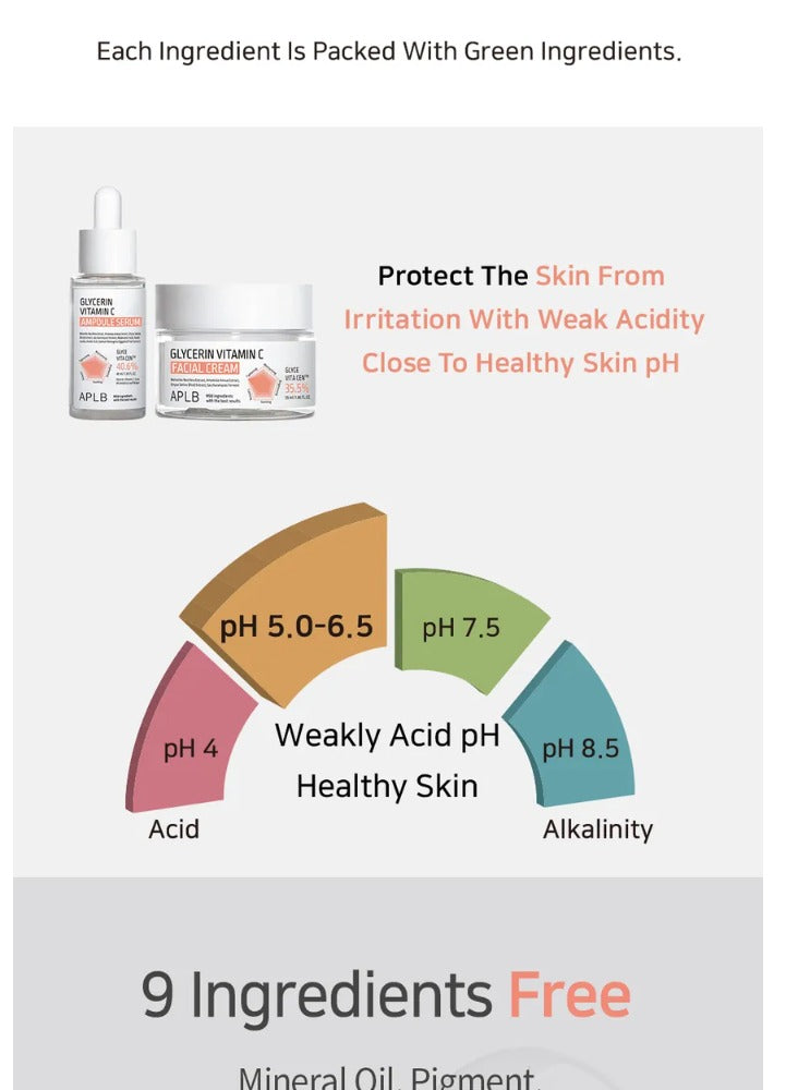 APLB Glycerin Vitamin C Ampoule Serum 40ml
