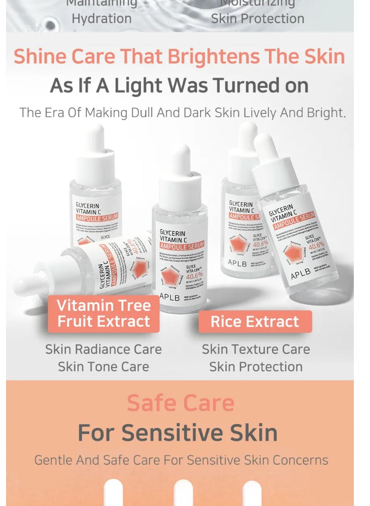 APLB Glycerin Vitamin C Ampoule Serum 40ml