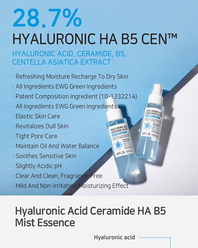 APLB Hyaluronic Acid Ceramide HA B5 Mist Essence