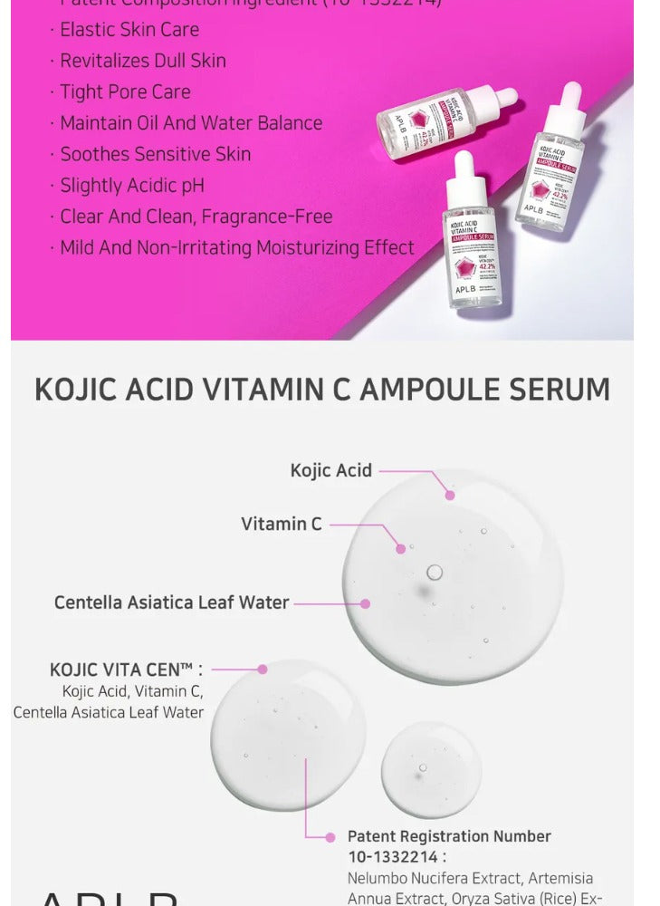 APLB Kojic Acid Vitamin C Ampoule Serum