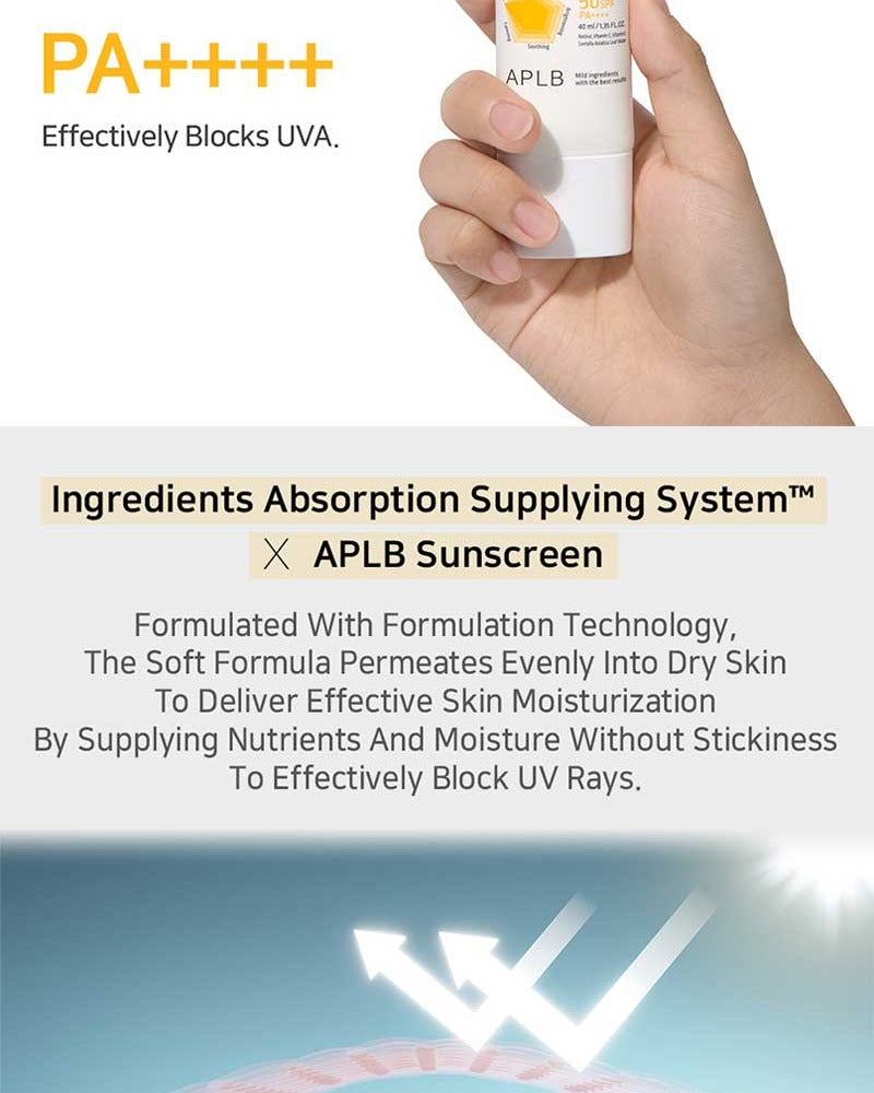APLB Retinol Vitamin C Vitamin E Sunscreen 40ml