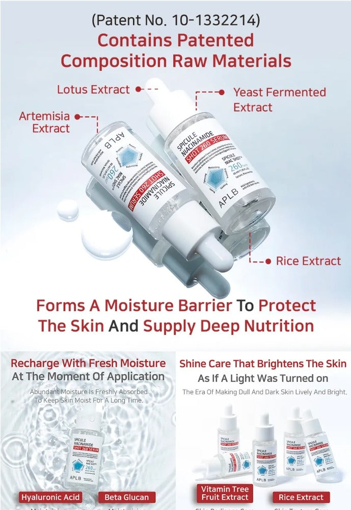APLB Spicule Niacinamide Shot 260 Serum