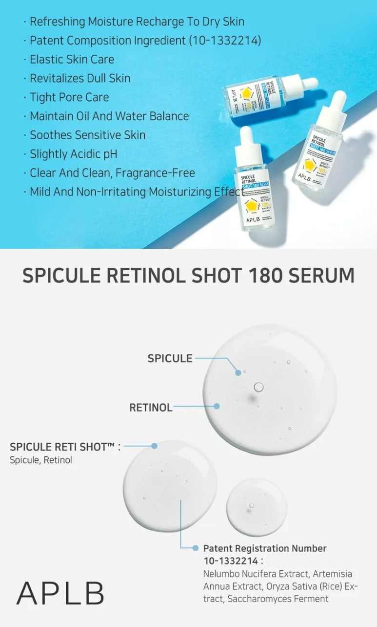 APLB Spicule Retinol Shot 180 Serum