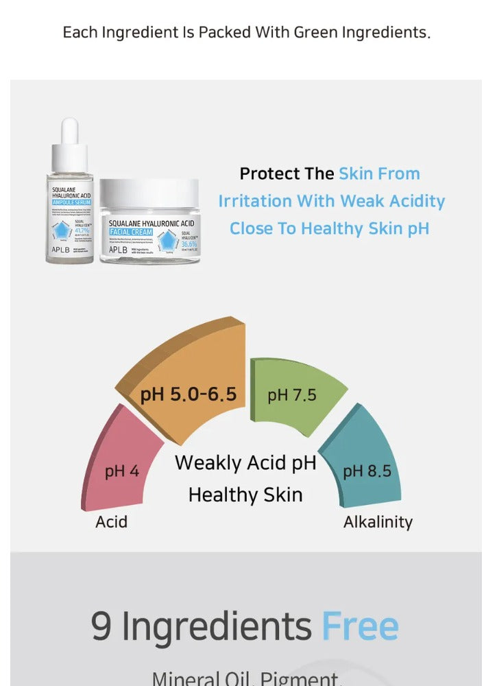 APLB Squalane Hyaluronic Acid Ampoule Serum