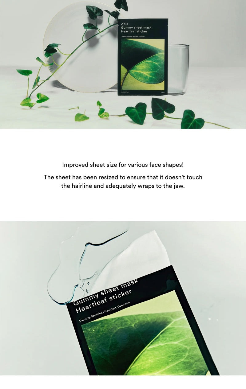 Abib Gummy Sheet Mask Heartleaf Sticker (10-Pack)