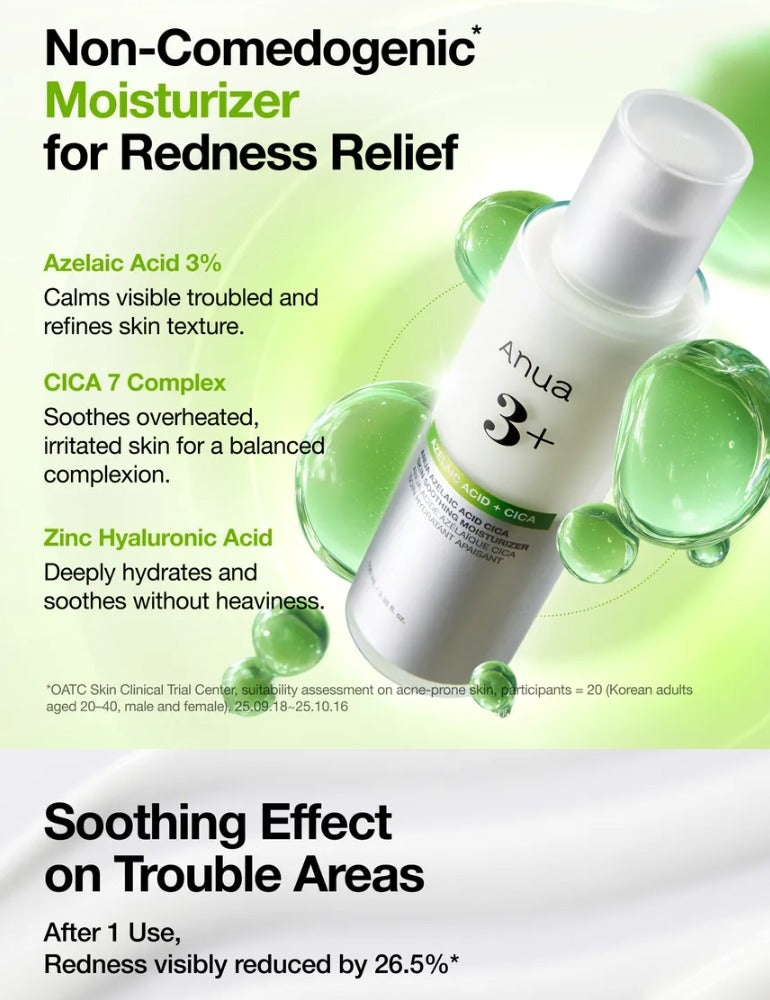 Anua Azelaic Acid Cica Skin Soothing Moisturizer
