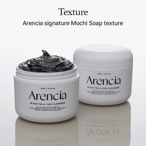 Arencia Black Tea Rice Mochi Cleanser