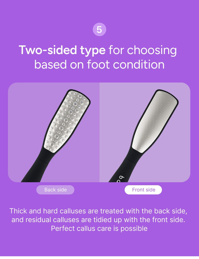 BAREN Magic Stainless Foot File (2-Way Type)