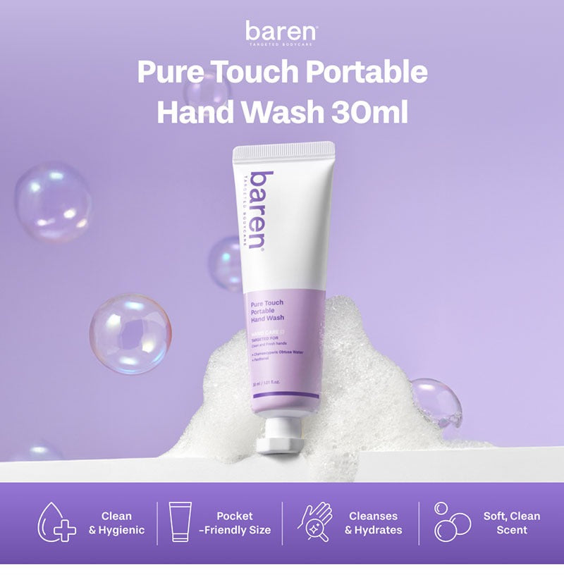 BAREN Pure Touch Portable Hand Wash 30ml