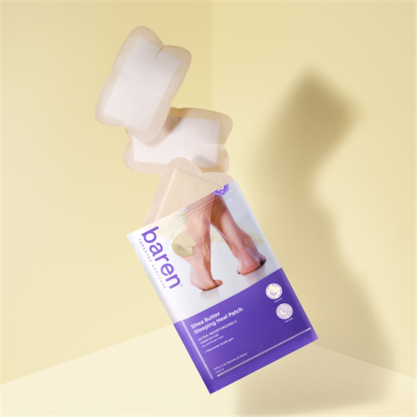 BAREN Shea Butter Sleeping Heel Patch 10ea