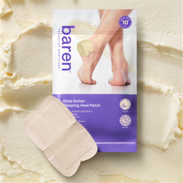 BAREN Shea Butter Sleeping Heel Patch 10ea