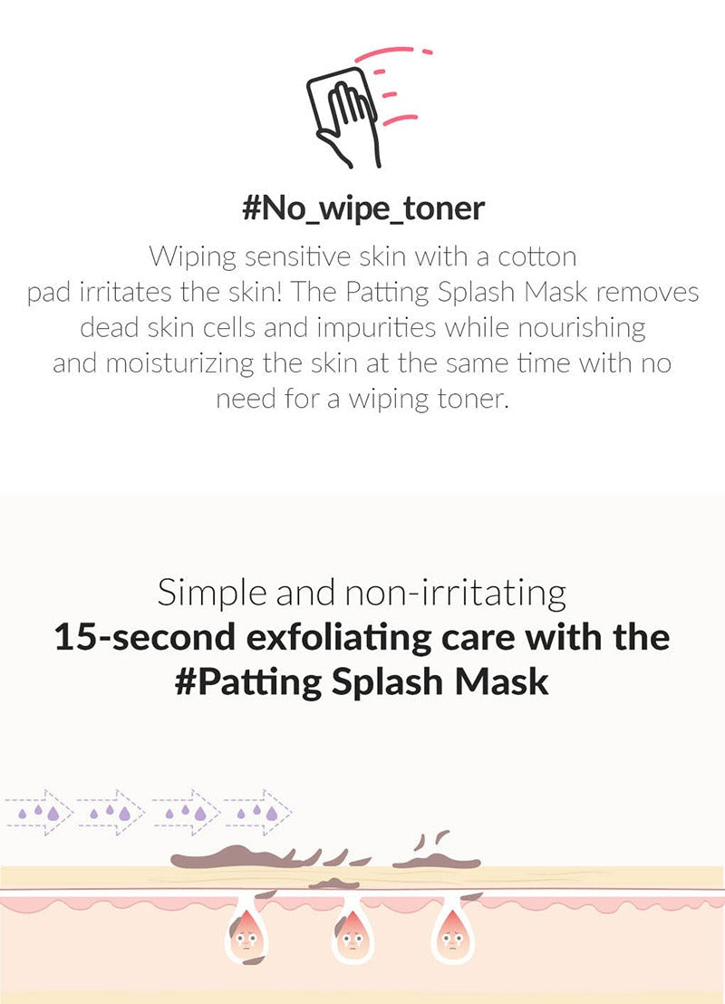 BLITHE Patting Splash Mask Rejuvenating Purple Berry 150ml