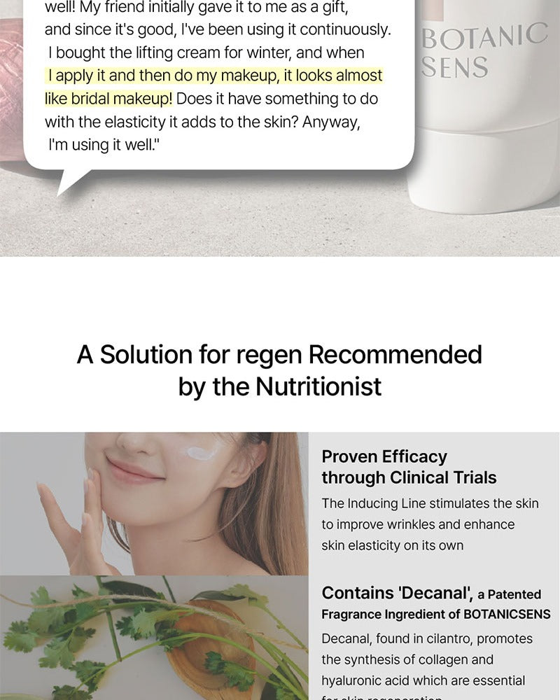 BOTANICSENS Ph.D. Regen Formula Decanal Lifting Cream 50ml