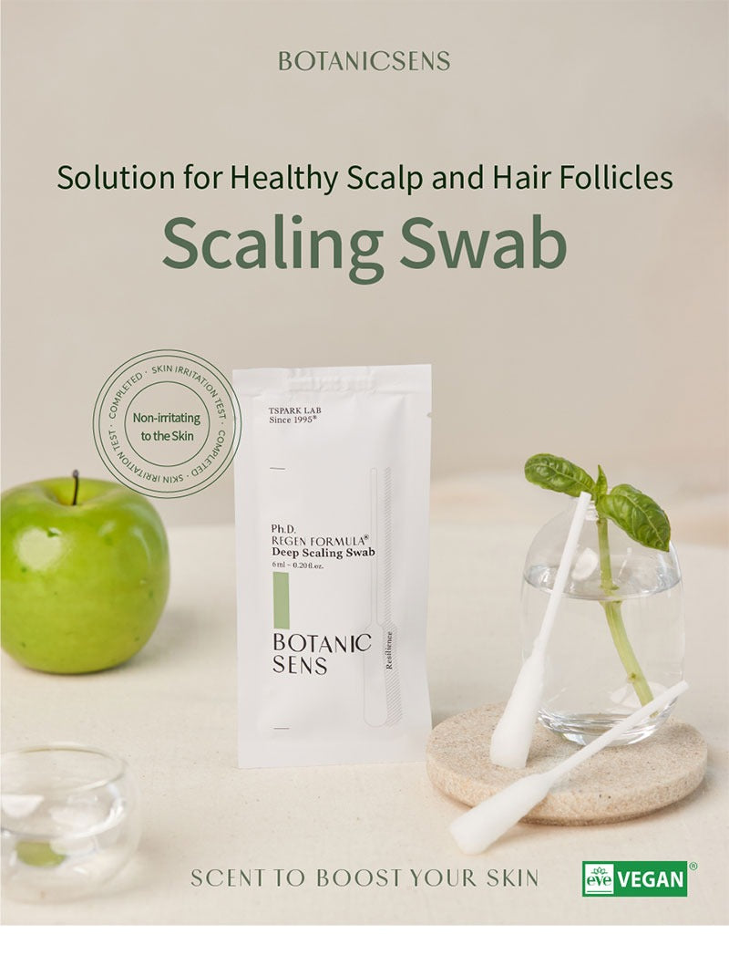 BOTANICSENS Ph.D. Regen Formula Deep Scaling Swab (2 Swabs × 7 Sets)