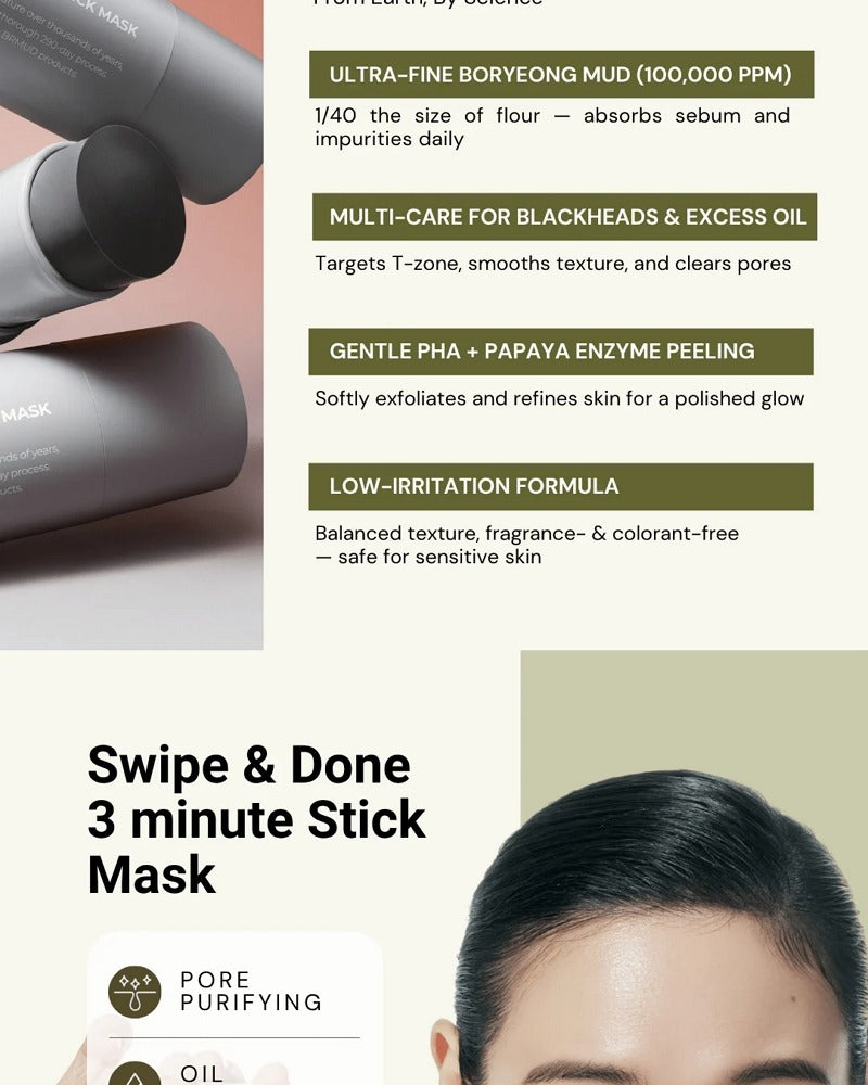 BRMUD Relief Mud Stick Mask 28g