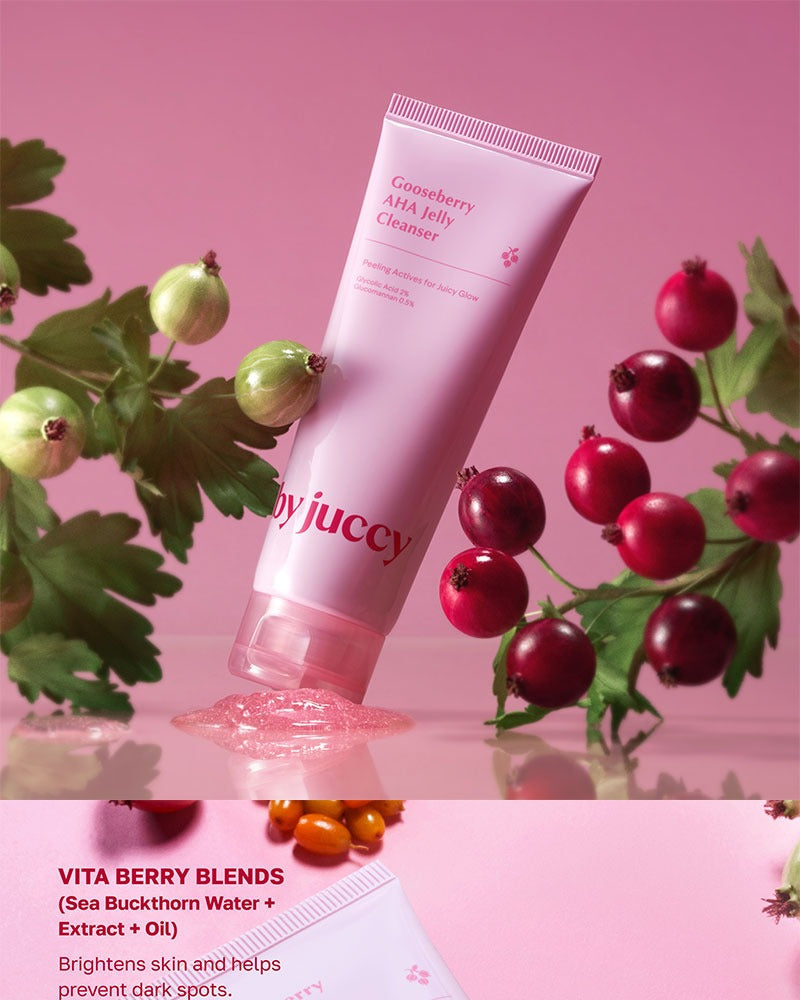 BY JUCCY Gooseberry AHA Jelly Cleanser 120ml