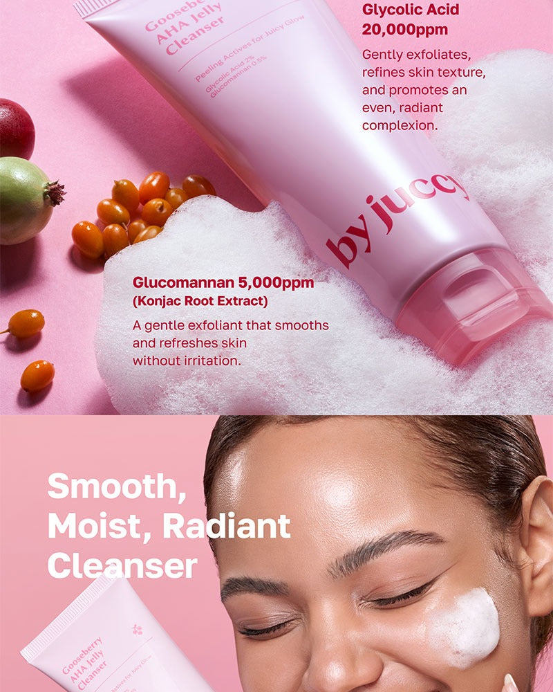 BY JUCCY Gooseberry AHA Jelly Cleanser 120ml
