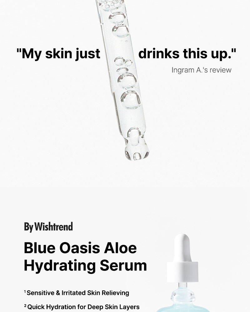 By Wishtrend Blue Oasis Aloe Hydrating Serum 30ml