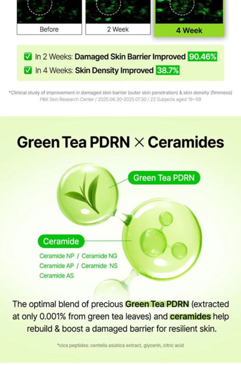 By Wishtrend Green Tea & Ceramide Barrier Cream 50g