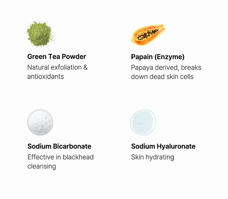 By Wishtrend Green Tea & Enzyme Powder Wash 110g