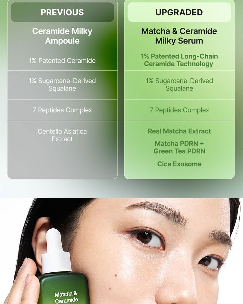 By Wishtrend Matcha & Ceramide Milky Serum 30ml
