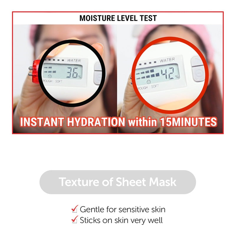 By Wishtrend Natural Vitamin 21.5% Enhancing Sheet Mask (5-Pack)