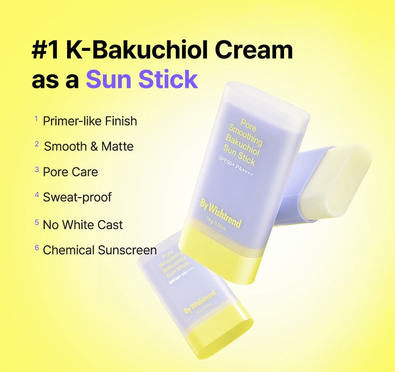 By Wishtrend Pore Smoothing Bakuchiol Sun Stick 18g