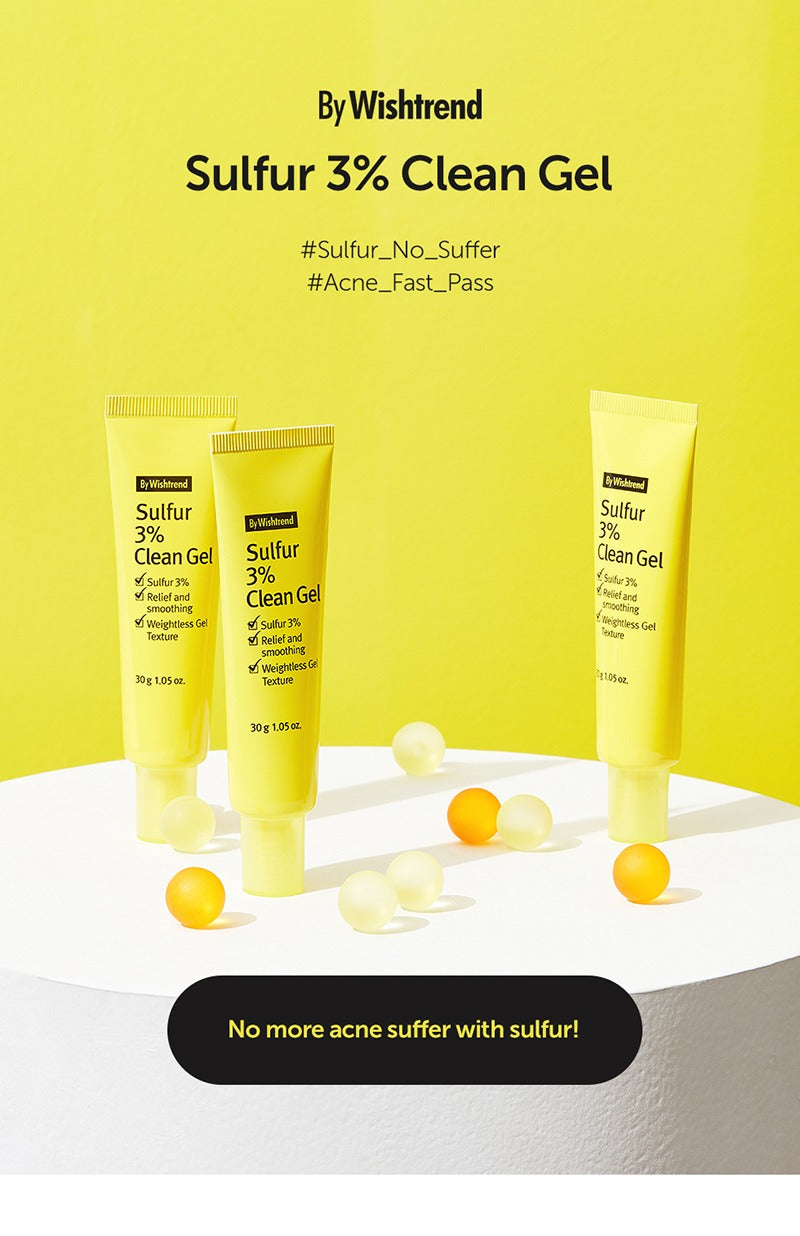 By Wishtrend Sulfur 3% Clean Gel 30g