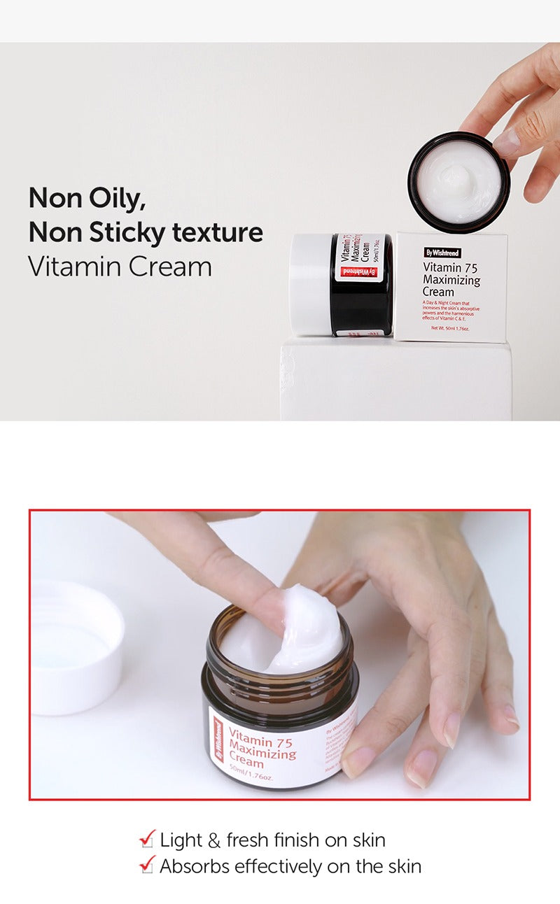 By Wishtrend Vitamin 75 Maximizing Cream 50g