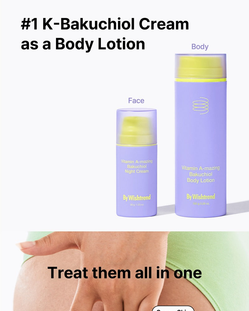 By Wishtrend Vitamin A-mazing Bakuchiol Body Lotion 150g